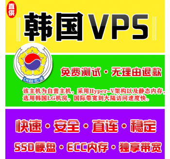 韩国VPS推荐8912M购买，搜索引擎优化seo公司